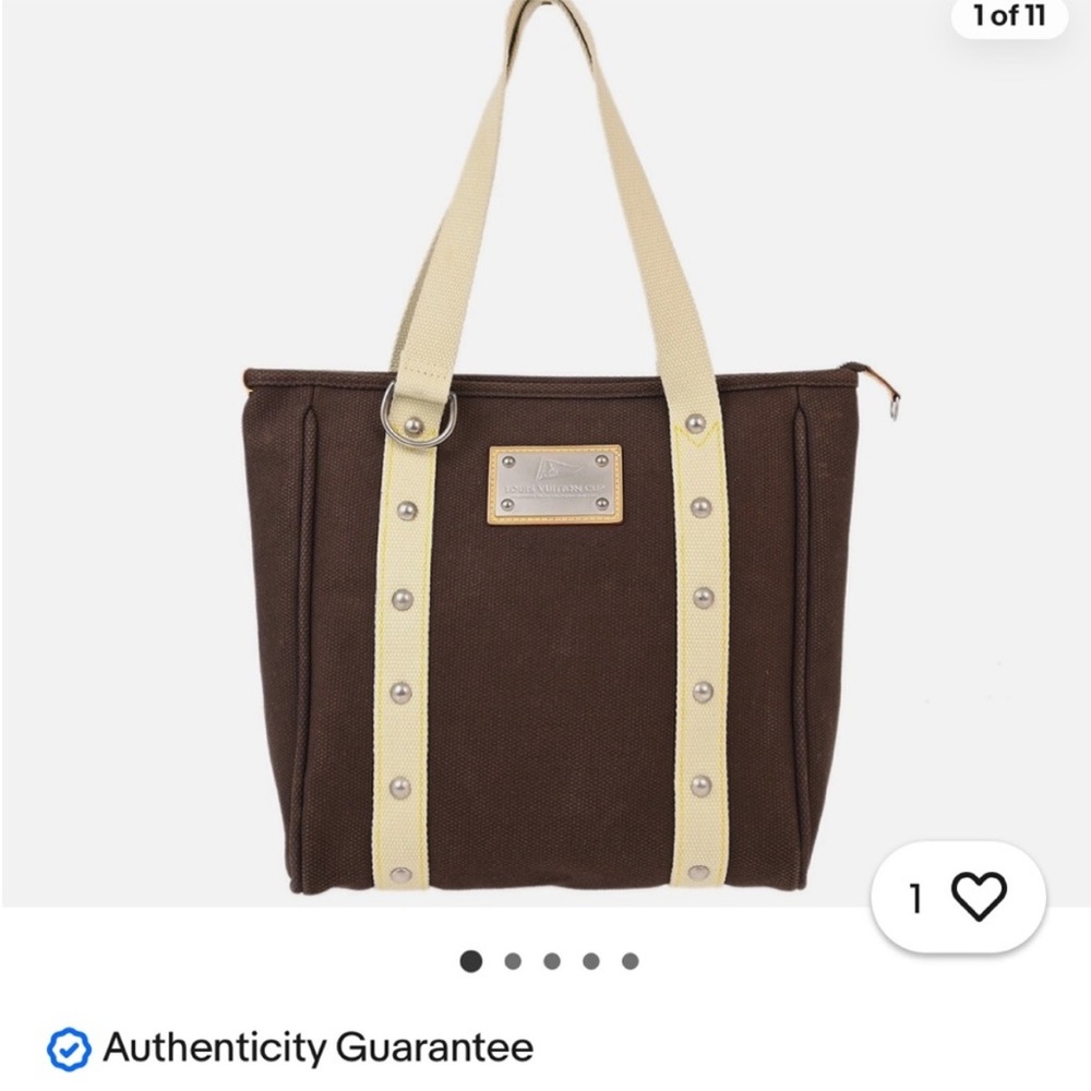 Louis Vuitton Antiqua Cabas MM This Bag Has Had Repairs